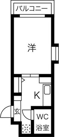 岡町駅 徒歩13分 4階の物件間取画像